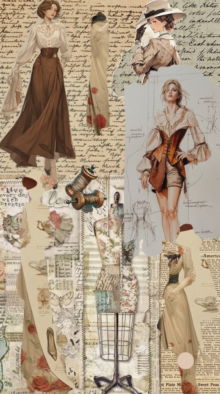 Cinema character and costume moodboard
