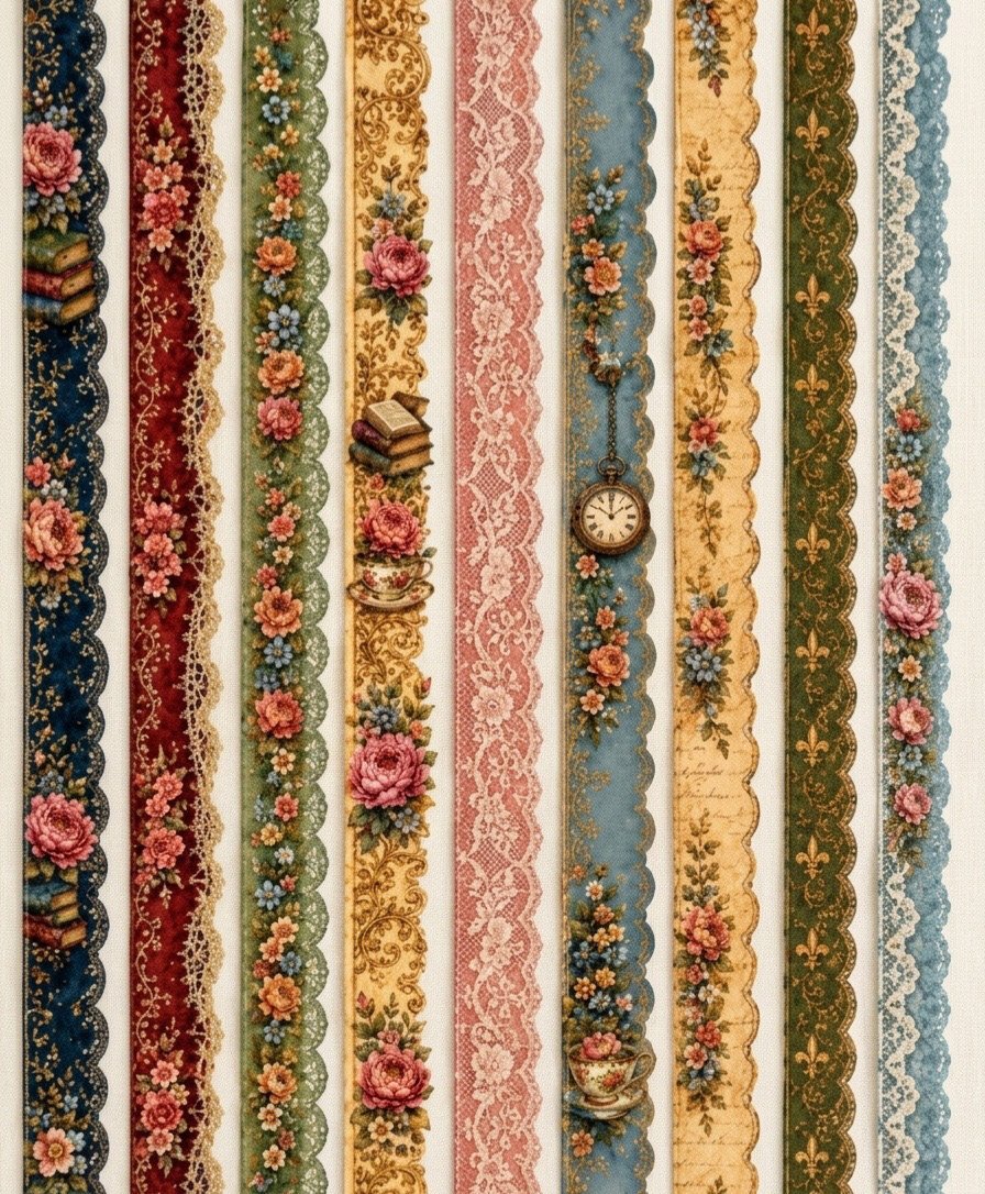 Textile trims and decorative craft references